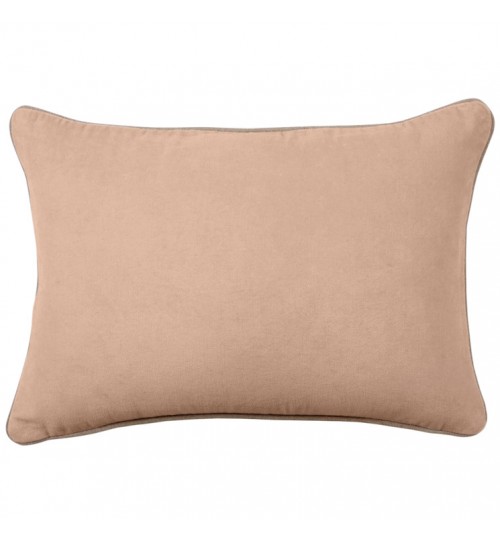Blush Gabriel Rectangular Velvet Cushion