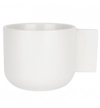 White Medium Molly Ceramic Tab Mug